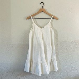 🦢🕊️🐇Madewell Cami Ruffle-Hem Cover Up Dress